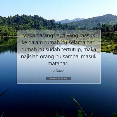 Imamat 14:46 Ayat Alkitab Dijelaskan