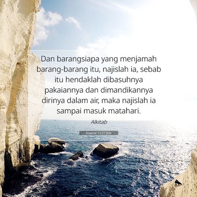 Imamat 15:27 Ayat Alkitab Dijelaskan