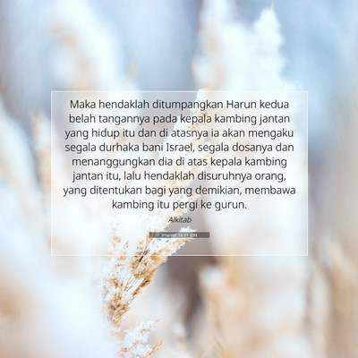 Imamat 16:21 IDN Gambar Ayat Alkitab