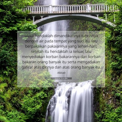 Imamat 16:24 IDN Gambar Ayat Alkitab