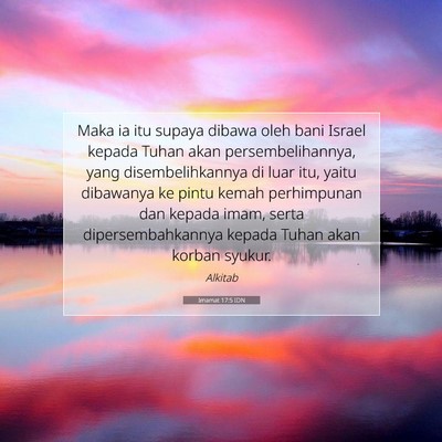Imamat 17:5 IDN Gambar Ayat Alkitab