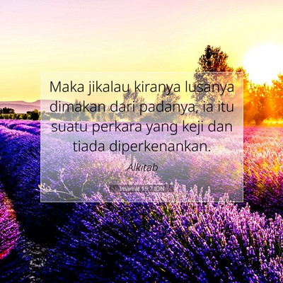 Imamat 19:7 Ayat Alkitab Dijelaskan