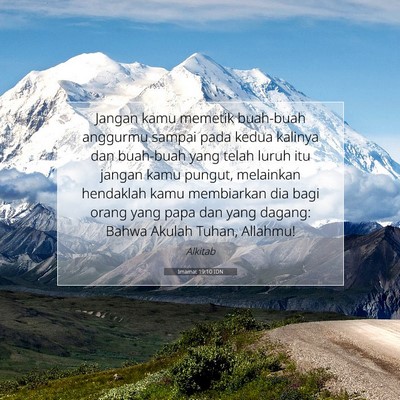 Imamat 19:10 Ayat Alkitab Dijelaskan