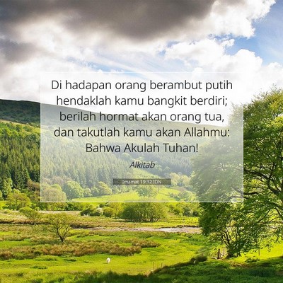 Imamat 19:32 IDN Gambar Ayat Alkitab