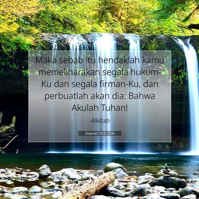Imamat 19:37 IDN Gambar Ayat Alkitab
