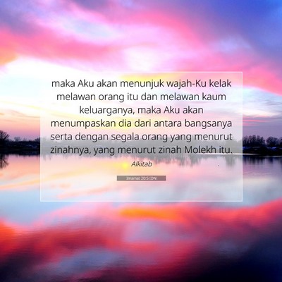 Imamat 20:5 Ayat Alkitab Dijelaskan