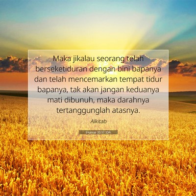 Imamat 20:11 IDN Gambar Ayat Alkitab