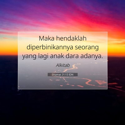 Imamat 21:13 Ayat Alkitab Dijelaskan
