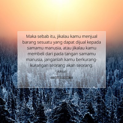 Imamat 25:14 Ayat Alkitab Dijelaskan
