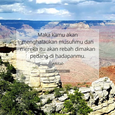 Imamat 26:7 Ayat Alkitab Dijelaskan