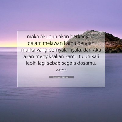 Imamat 26:28 IDN Gambar Ayat Alkitab
