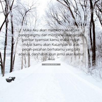 Imamat 26:30 IDN Gambar Ayat Alkitab