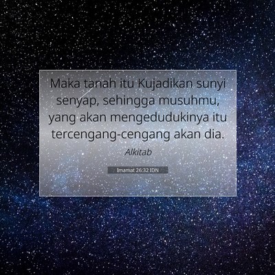 Imamat 26:32 Ayat Alkitab Dijelaskan