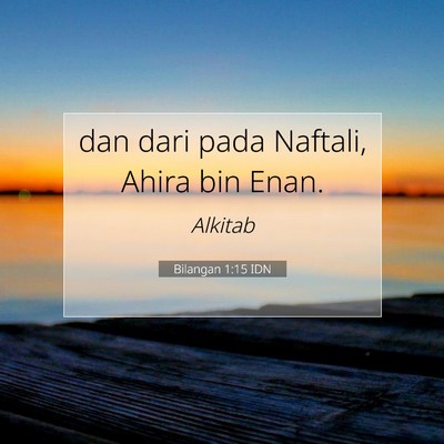 Bilangan 1:15 Ayat Alkitab Dijelaskan