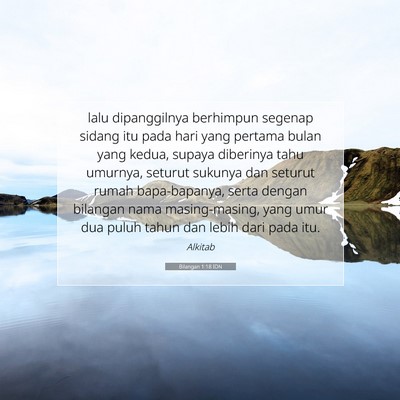 Bilangan 1:18 Ayat Alkitab Dijelaskan