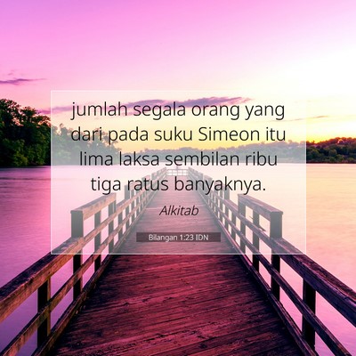 Bilangan 1:23 Ayat Alkitab Dijelaskan