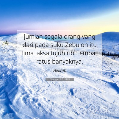 Bilangan 1:31 Ayat Alkitab Dijelaskan