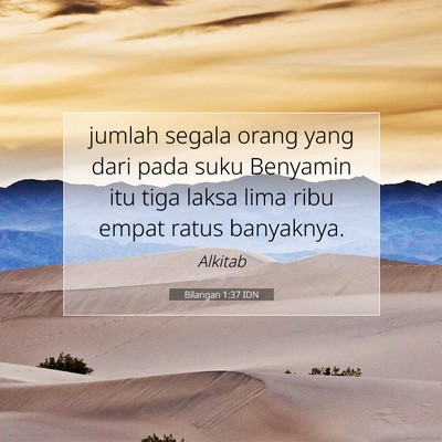 Bilangan 1:37 Ayat Alkitab Dijelaskan
