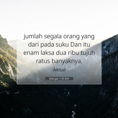 Bilangan 1:39 Ayat Alkitab Dijelaskan