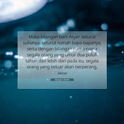 Bilangan 1:40 Ayat Alkitab Dijelaskan