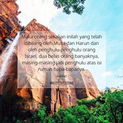Bilangan 1:44 Ayat Alkitab Dijelaskan