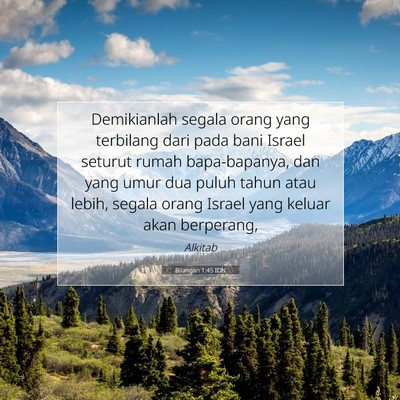 Bilangan 1:45 Ayat Alkitab Dijelaskan