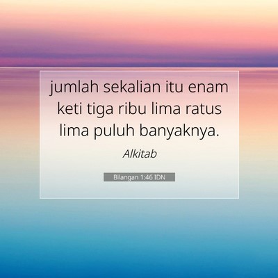 Bilangan 1:46 Ayat Alkitab Dijelaskan