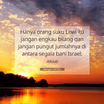 Bilangan 1:49 Ayat Alkitab Dijelaskan