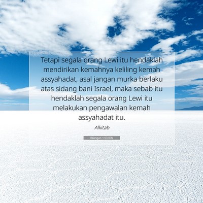 Bilangan 1:53 Ayat Alkitab Dijelaskan