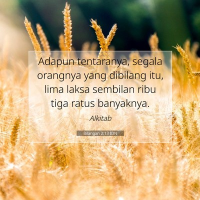 Bilangan 2:13 IDN Gambar Ayat Alkitab