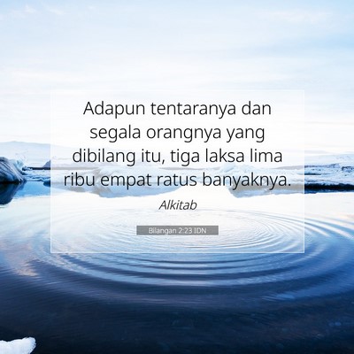 Bilangan 2:23 IDN Gambar Ayat Alkitab