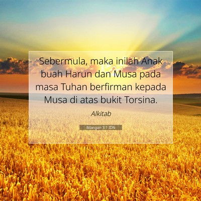Bilangan 3:1 IDN Gambar Ayat Alkitab