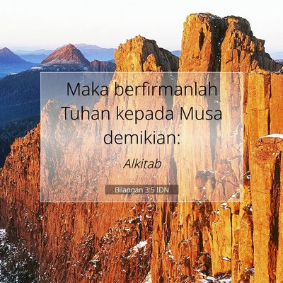 Bilangan 3:5 Ayat Alkitab Dijelaskan