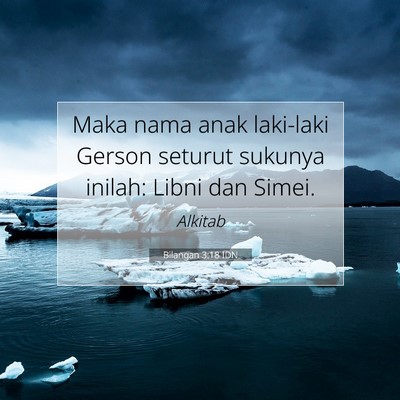 Bilangan 3:18 Ayat Alkitab Dijelaskan