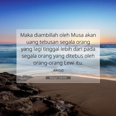 Bilangan 3:49 Ayat Alkitab Dijelaskan