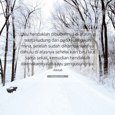 Bilangan 4:6 Ayat Alkitab Dijelaskan
