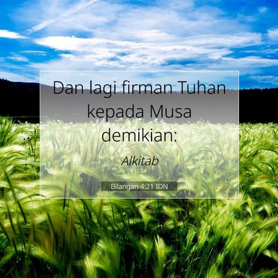 Bilangan 4:21 Ayat Alkitab Dijelaskan