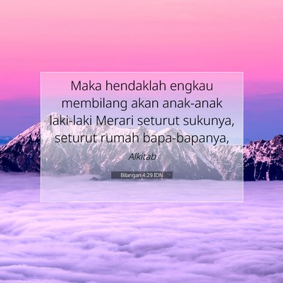 Bilangan 4:29 Ayat Alkitab Dijelaskan