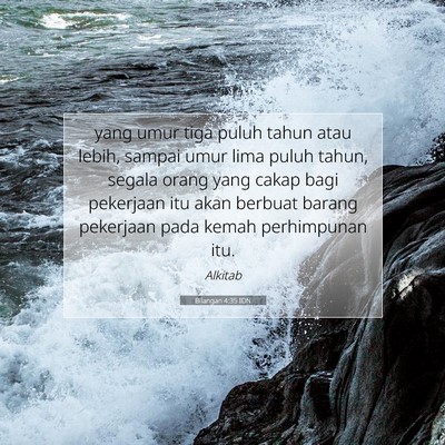Bilangan 4:35 Ayat Alkitab Dijelaskan