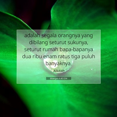 Bilangan 4:40 Ayat Alkitab Dijelaskan