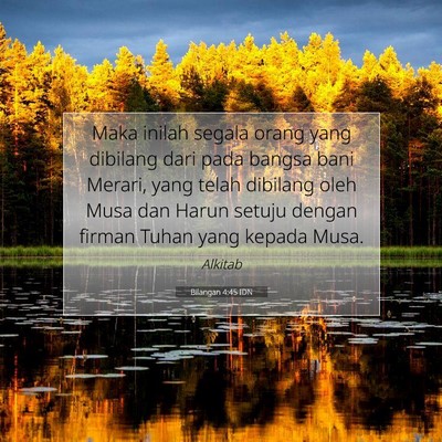 Bilangan 4:45 Ayat Alkitab Dijelaskan