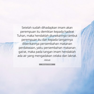 Bilangan 5:18 Ayat Alkitab Dijelaskan