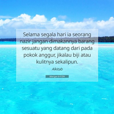 Bilangan 6:4 Ayat Alkitab Dijelaskan