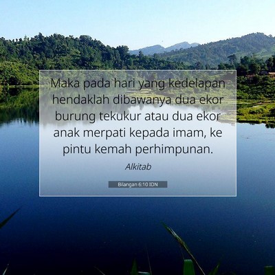 Bilangan 6:10 IDN Gambar Ayat Alkitab