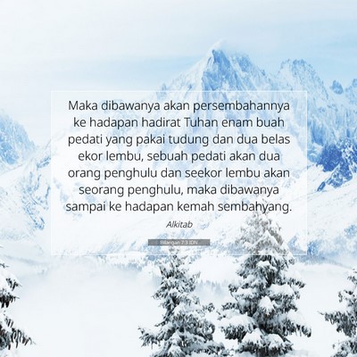 Bilangan 7:3 Ayat Alkitab Dijelaskan
