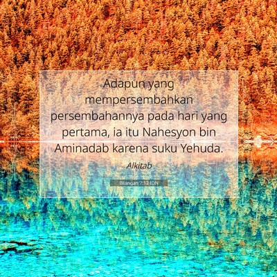 Bilangan 7:12 IDN Gambar Ayat Alkitab