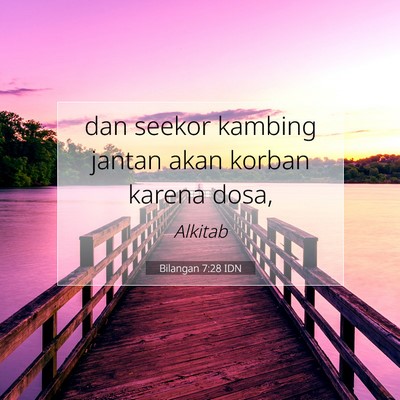 Bilangan 7:28 Ayat Alkitab Dijelaskan