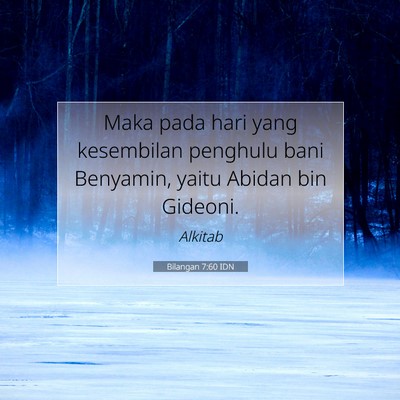 Bilangan 7:60 IDN Gambar Ayat Alkitab