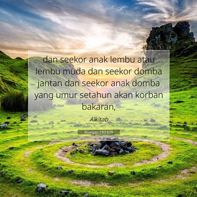 Bilangan 7:63 Ayat Alkitab Dijelaskan