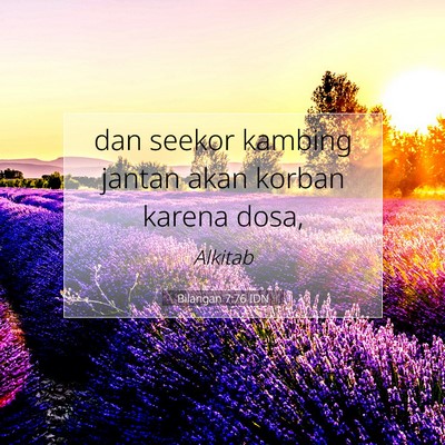 Bilangan 7:76 Ayat Alkitab Dijelaskan